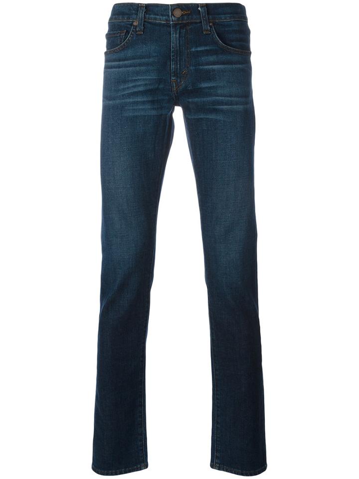 J Brand Slim-fit Jeans, Men's, Size: 34, Blue, Cotton/polyurethane
