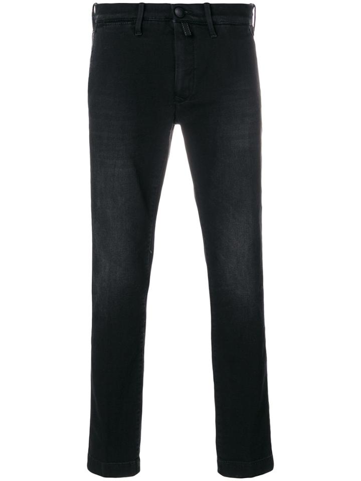 Jacob Cohen Skinny Chino Trousers - Black