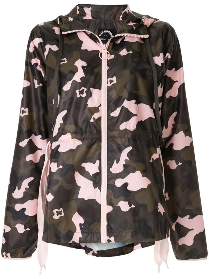 The Upside Camouflage Hooded Jacket - Multicolour