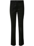 Maison Margiela Check Tailored Trousers, Women's, Size: 44, Black, Cotton/virgin Wool