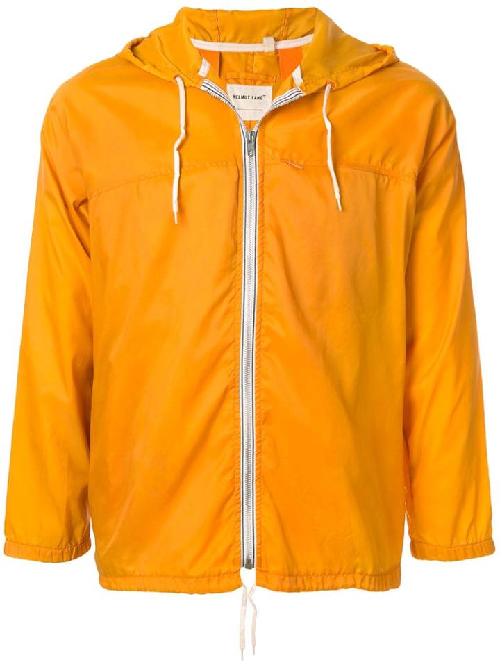 Helmut Lang Pre-owned 1999 Military Zip Parka Jacket - Orange