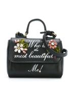 Dolce & Gabbana Kids Small Embellished Tote, Girl's, Black
