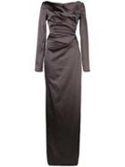 Talbot Runhof Komoe Gown - Brown