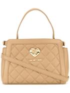 Love Moschino Small Quilted Tote, Women's, Brown
