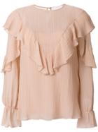 See By Chloé Frilled Blouse - Pink & Purple