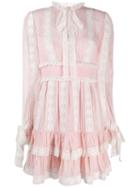 Zimmermann Short Verity Dress - Pink