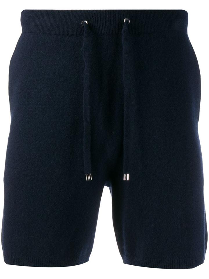 Ron Dorff Fine Knit Shorts - Blue