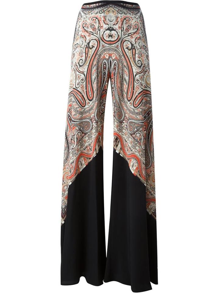 Etro Floral Paisley Print Palazzo Pants