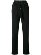 Cavalli Class Tassel Waist Trousers - Black