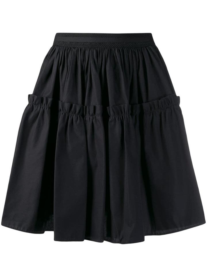 Fausto Puglisi High Waisted Full Skirt - Black
