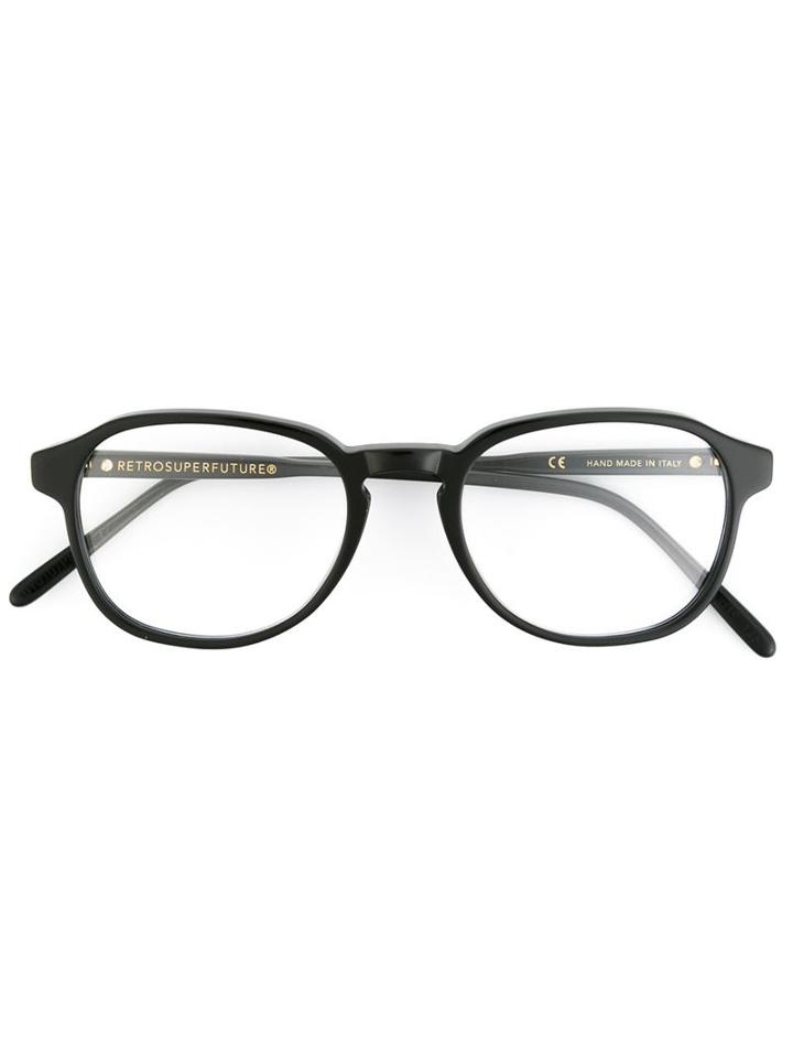 Retrosuperfuture Numero 02 Glasses, Black, Acetate