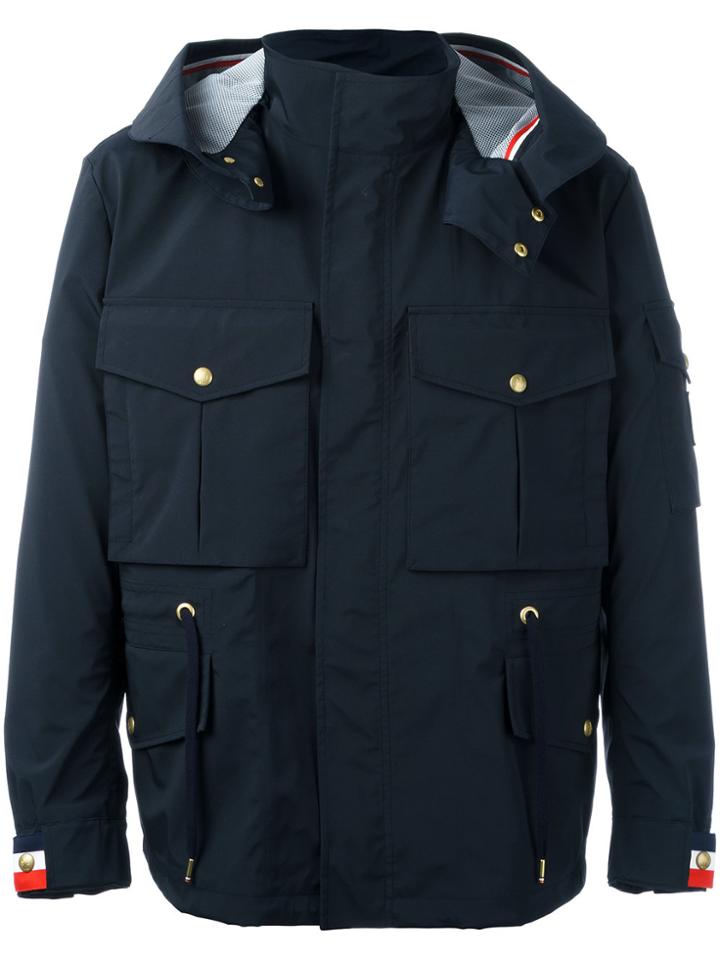 Moncler Gamme Bleu Multi-pocket Rain Jacket - Blue