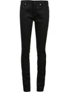 Saint Laurent Low Rise Skinny Jeans, Women's, Size: 30, Black, Cotton/spandex/elastane