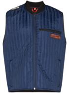 Willy Chavarria Thermo Quilted Vest - Blue