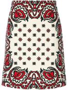 Red Valentino Bandana Print Amure Skirt - Multicolour