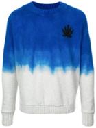 The Elder Statesman Hemp Leaf Jumper - Blue