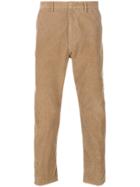 Pence Cropped Corduroy Trousers - Brown