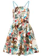 I M Isola Marras Floral Print Dress, Women's, Size: 38, Cotton/acetate/viscose