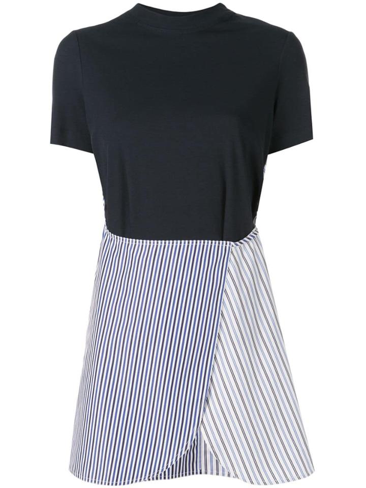 Rosetta Getty Contrast Style Top - Blue