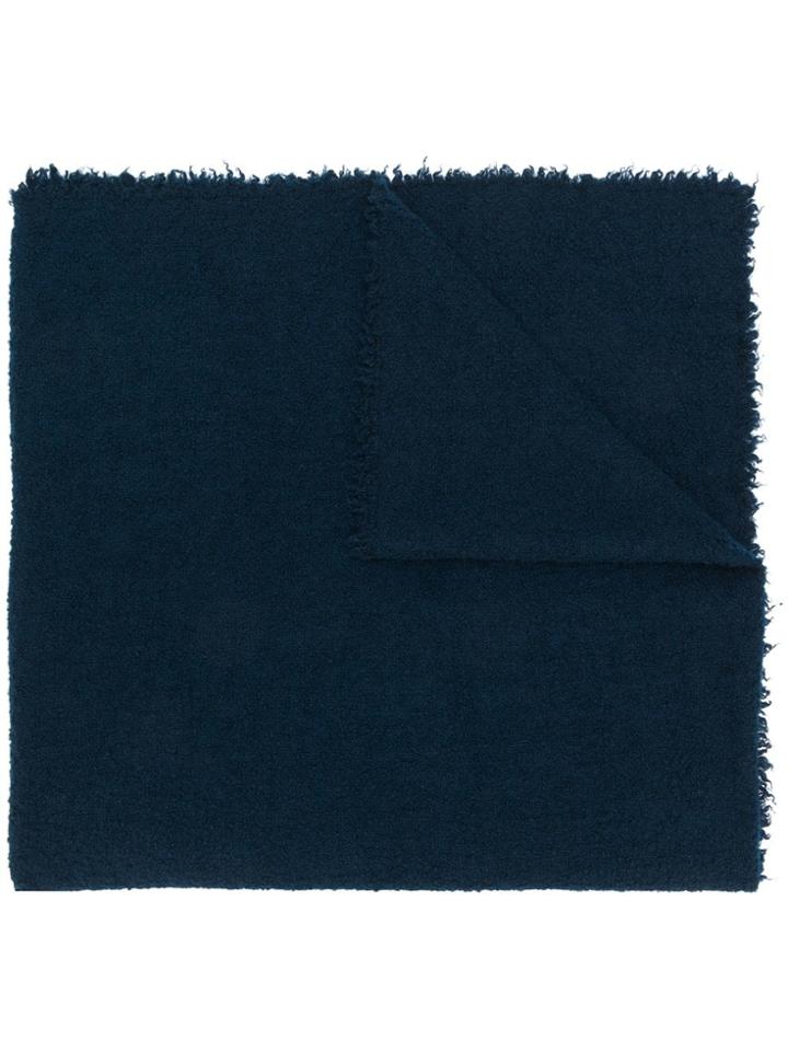 Faliero Sarti Classic Knit Scarf - Blue