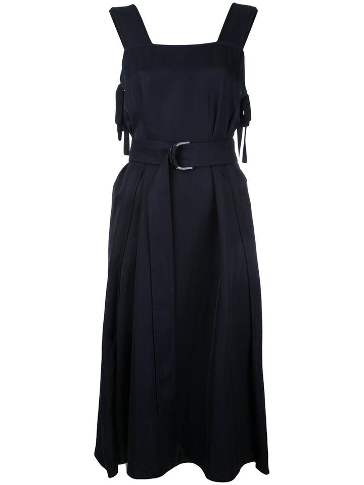 Rito - Apron Dress - Women - Linen/flax/rayon - 38, Women's, Black, Linen/flax/rayon