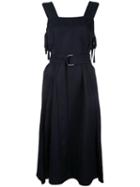 Rito - Apron Dress - Women - Linen/flax/rayon - 38, Women's, Black, Linen/flax/rayon