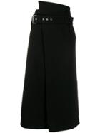 3.1 Phillip Lim Side Wrap Mini Skirt - Black
