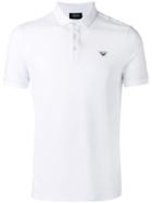 Armani Jeans Classic Polo Shirt, Men's, Size: Large, White, Cotton/spandex/elastane
