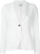Forte Forte Single Button Blazer, Women's, Size: Ii, White, Linen/flax/cotton