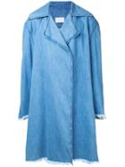 Strateas Carlucci - Censor Macro Trench Coat - Men - Cotton - Xs, Blue, Cotton