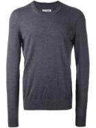 Maison Margiela Crew Neck Jumper, Men's, Size: Xxl, Grey, Wool