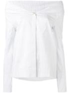 Isa Arfen - 'sailor' Shirt - Women - Silk/cotton/linen/flax - 10, White, Silk/cotton/linen/flax