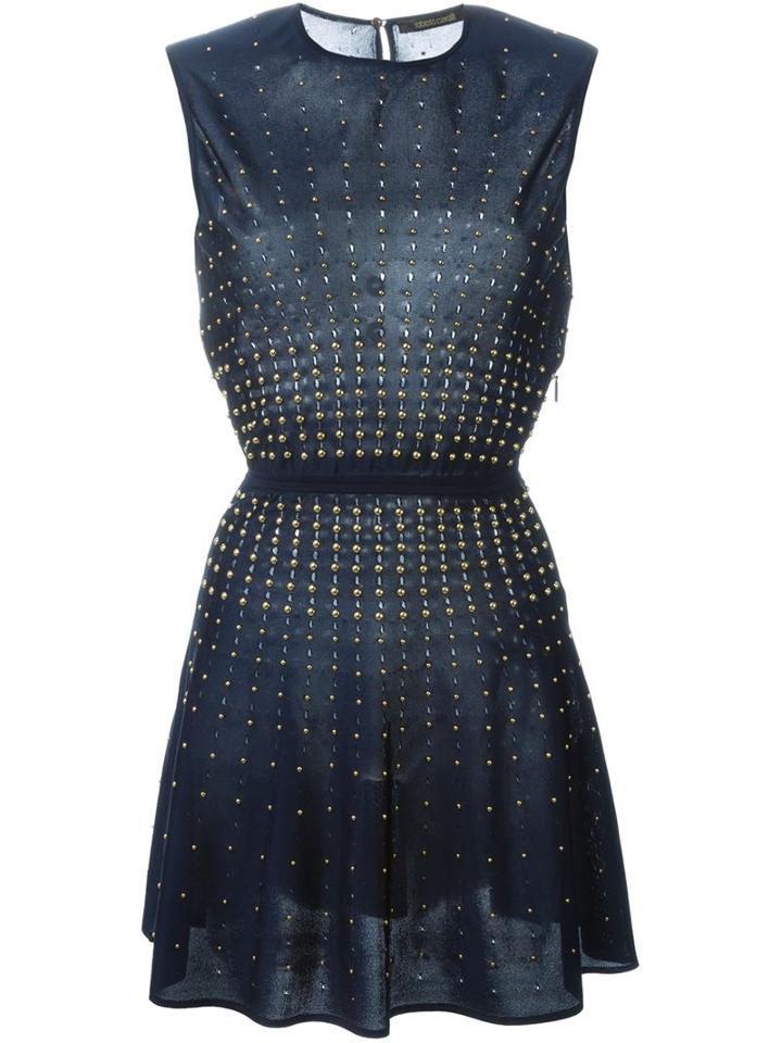 Roberto Cavalli Beaded Flared Dress