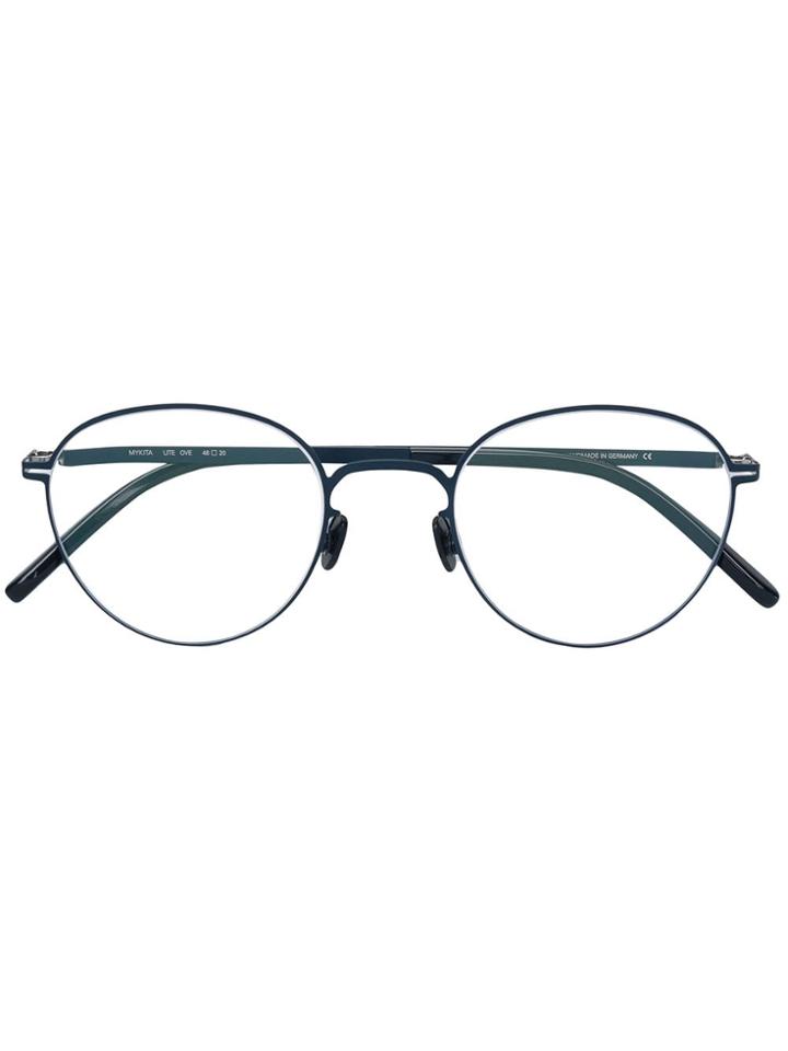 Mykita Classic Round Glasses - Blue