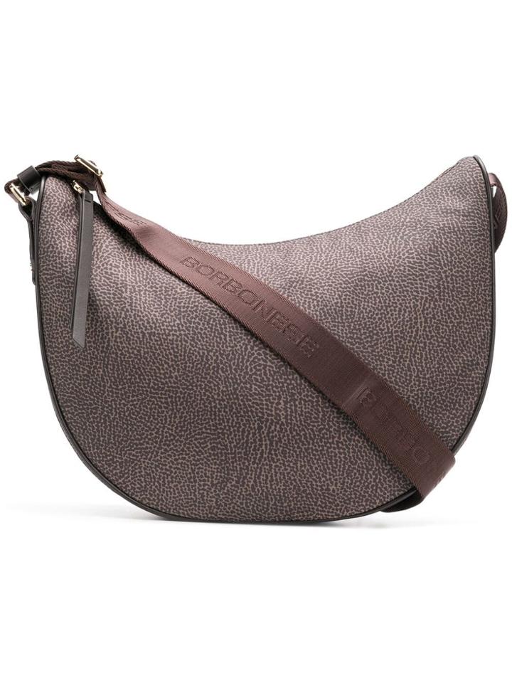 Borbonese Large Shoulder Bag - Brown