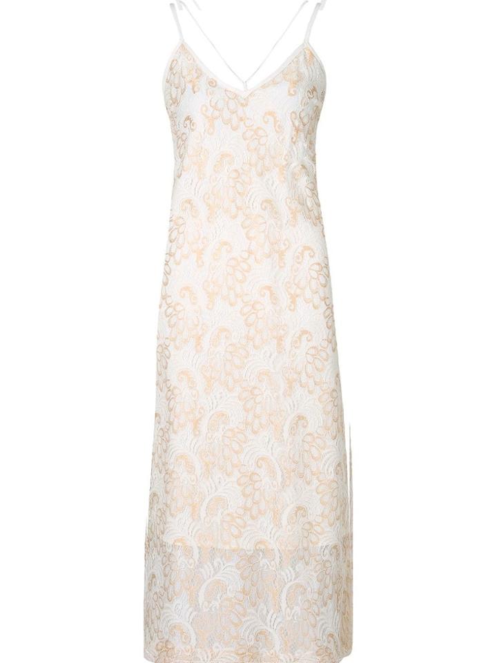 Lilly Sarti Lace Midi Dress - White