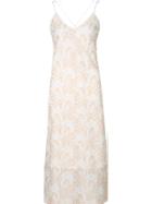 Lilly Sarti Lace Midi Dress - White