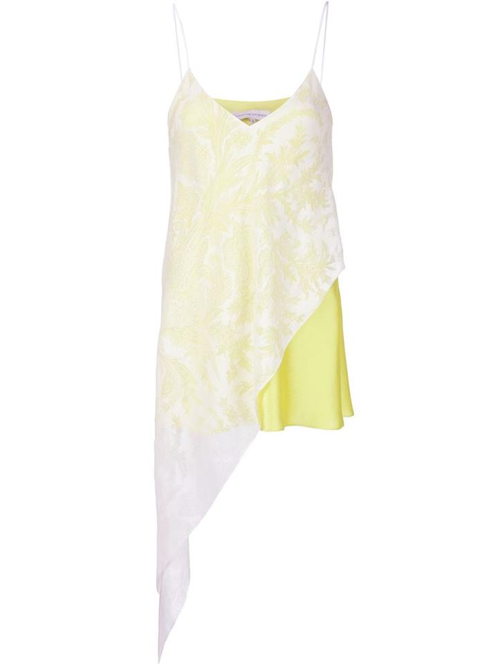 Jonathan Saunders Asymmetric Sheer Top