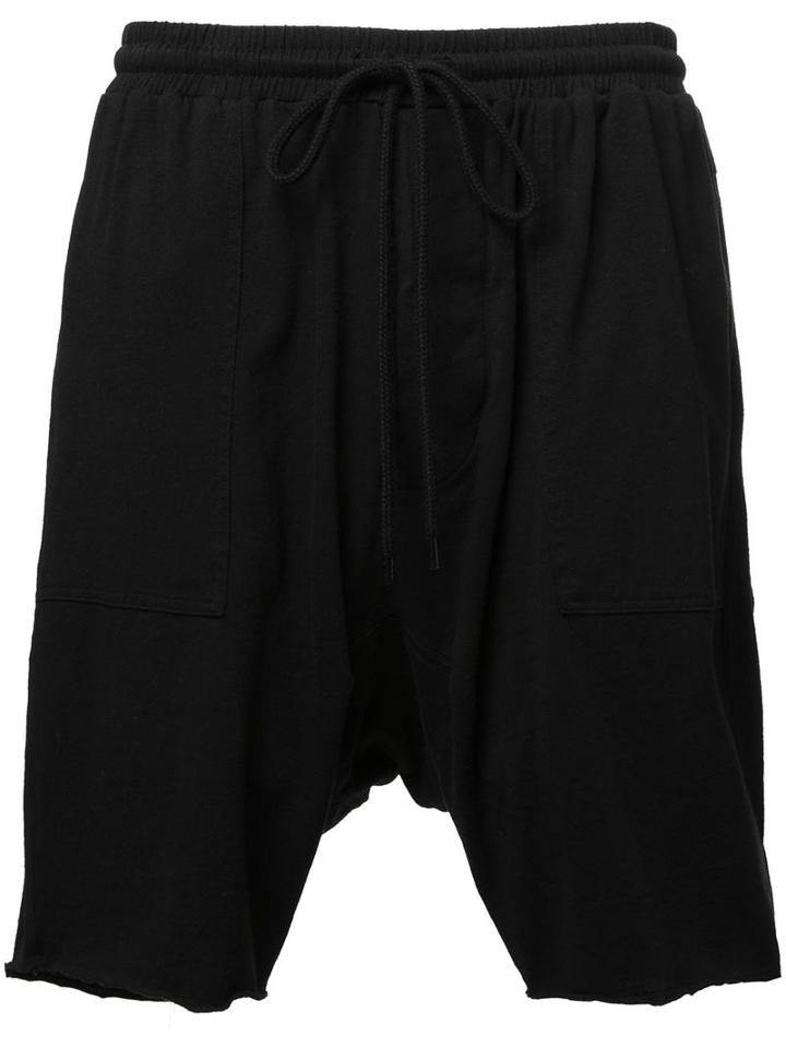 Bassike 'classic Double' Shorts, Men's, Size: Large, Black, Organic Cotton