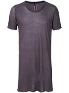 Rick Owens - Long Length T-shirt - Men - Cotton - L, Pink/purple, Cotton