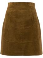 Nº21 Corduroy Mini Skirt - Brown