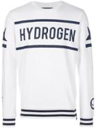 Hydrogen Hockey Crewneck Sweatshirt - White