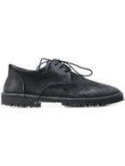 Marsèll Distressed Derby Shoes - Black