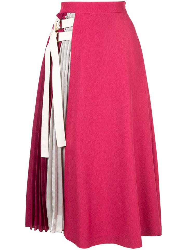 Guild Prime Pleated Detail Flared Skirt