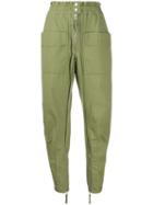 Isabel Marant Étoile Elastic Waist Trousers - Green