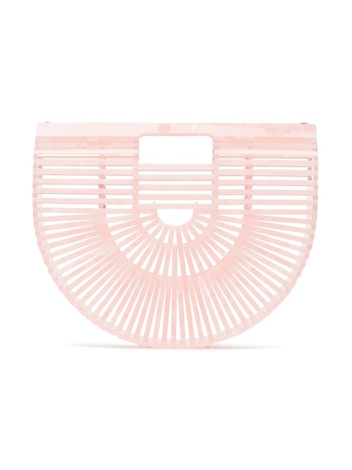 Cult Gaia Pink Small Ark Bag - Green