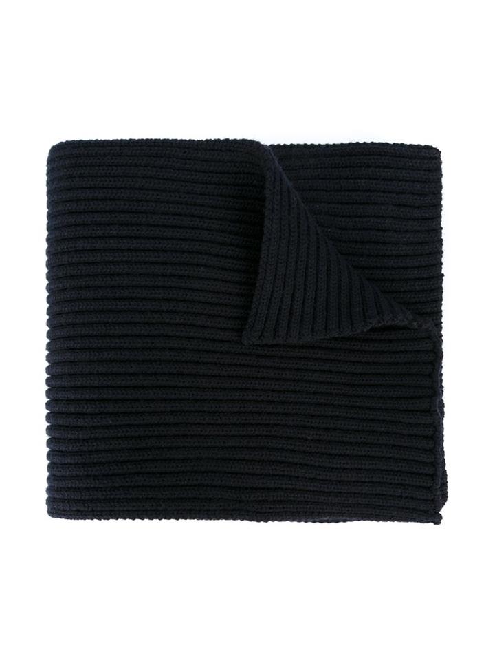 Stone Island Kids Logo Embroidered Scarf, Boy's, Blue