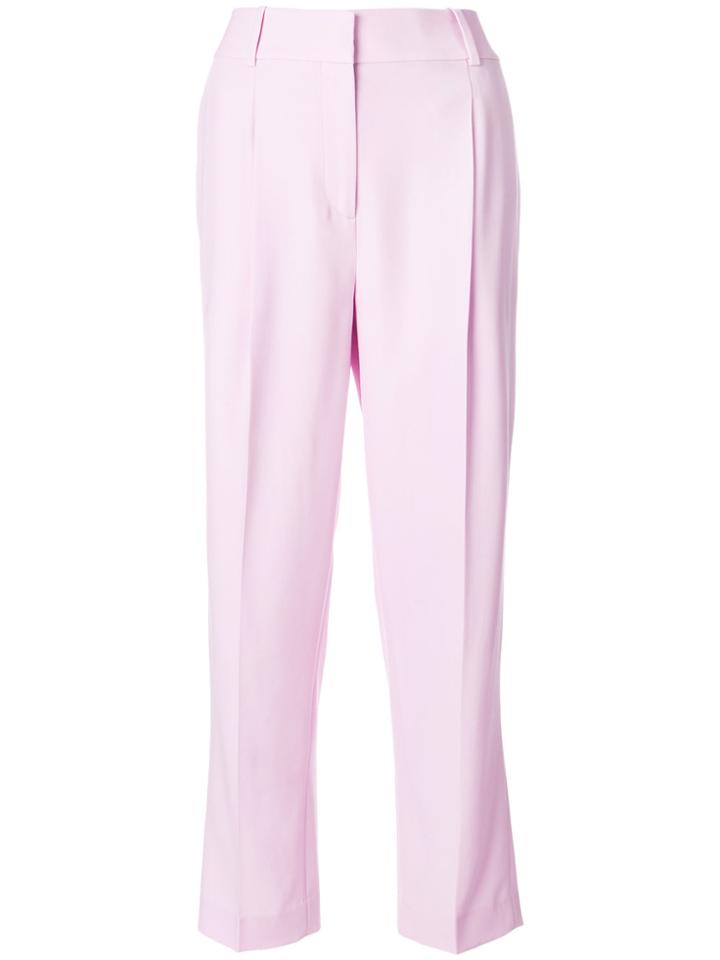 Bottega Veneta Dragee Wool Pant - Pink & Purple