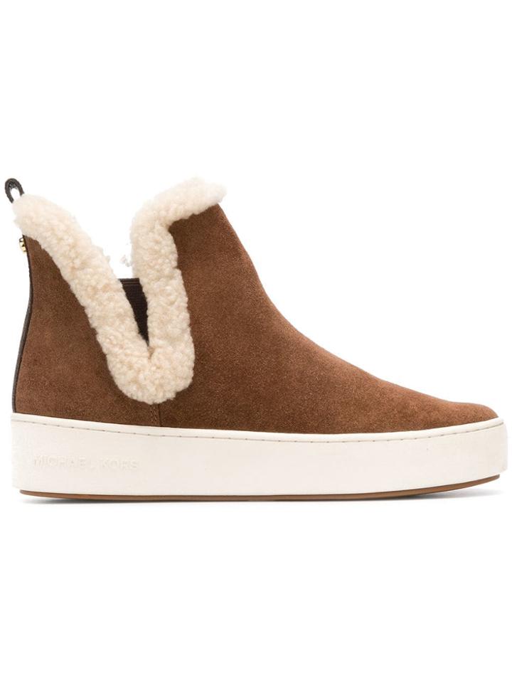 Michael Michael Kors Ashlyn Hi-top Sneakers - Brown