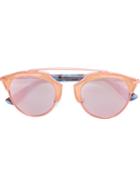 Dior Eyewear Round Frame Sunglasses, Women's, Pink/purple, Acetate/metal Other